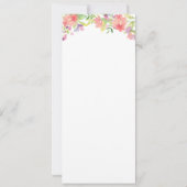 Cartes de baptême pour fille en espagnol ; Bautism (Dos)