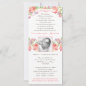 Cartes de baptême pour fille en espagnol ; Bautism (Devant)