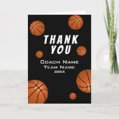 Cartes de basketball Merci Coach (Devant)