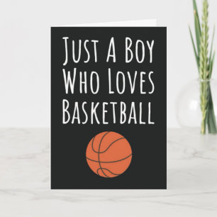 Cartes de Basketball Mignonnes Pour Bébés Garçons