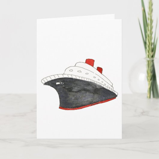 Cartes de bateau de croisière (Devant)
