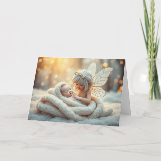 Cartes de bébé fée magnifiques (Devant)