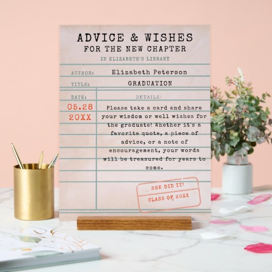 Cartes de bibliothèque Thème Diplôme Conseils Souh (Mariage)