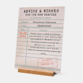 Cartes de bibliothèque Thème Diplôme Conseils Souh (Angle)