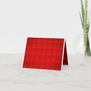 Cartes de bien-être pour les cerises