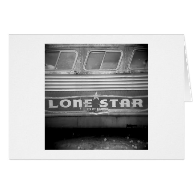 Cartes de bières Lone Star (Devant horizontal)