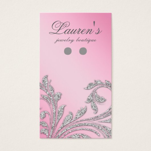 Cartes de bijoux Cartes de bijoux Parties scintill (Devant)