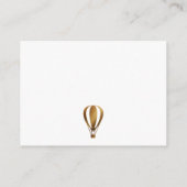 Cartes de billets de rabat à air chaud Gold (Dos)