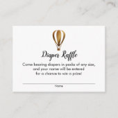 Cartes de billets de rabat à air chaud Gold (Devant)