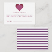 Cartes de billets de rabat baby shower (Devant / Derrière)