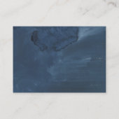 Cartes de billets Ethereal Indigo & Grey Diaper (Dos)