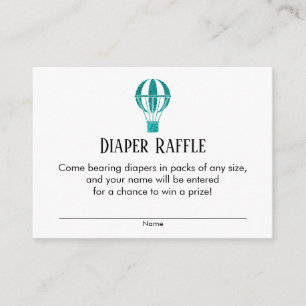 Cartes de billets turquoises pour couches à air ch