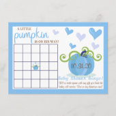Cartes de Bingo Baby showers pour petits Citrouill (Devant)
