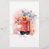 Cartes de Bingo de Mariage de Noël de Film Rétro (Dos)