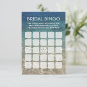 Cartes de Bingo de Mariage Étoile de Mer de Plage  (Debout devant)
