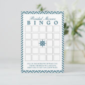 Cartes de Bingo de Réception de Mariage à Zigzag d (Debout devant)