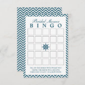 Cartes de Bingo de Réception de Mariage à Zigzag d (Devant / Derrière)