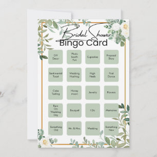Cartes de Bingo pour Baby Shower, Baby Bin Unique