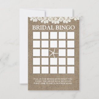 Cartes de Bingo pour Enterrement de Vie de Jeune F