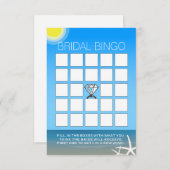 Cartes de Bingo pour Enterrement de Vie de Jeune F (Devant / Derrière)