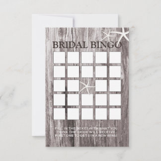 Cartes de Bingo pour la Fête de Mariage de Style R