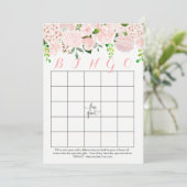 Cartes de Bingo pour Mariage Floral (Debout devant)