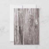 Cartes de bingo Rustic Beach Driftwood Fête des ma (Dos)