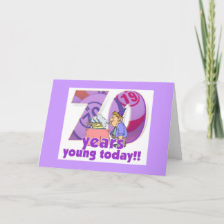 Cartes de bingo-test - soixante-dixième