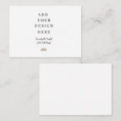 Cartes de boîtier 3,5 " x 2,5 " (Devant / Derrière)