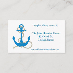 Cartes de boîtier bleu marine