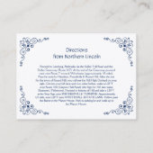 Cartes de boîtier de détails de la Marine Blue Orn (Dos)