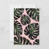 Cartes de boîtier de mariage de destination modern (Dos)