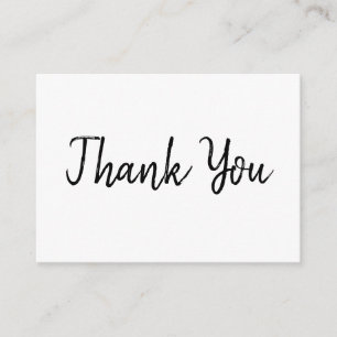 Cartes de boîtier de Merci minimaliste Mandy