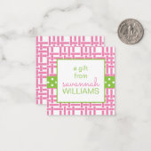 Cartes de boîtier en bambou et graine (Devant/Arrière en situation)