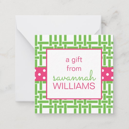 Cartes de boîtier en bambou et graine (Devant)