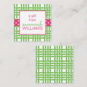 Cartes de boîtier en bambou et graine (Devant / Derrière)