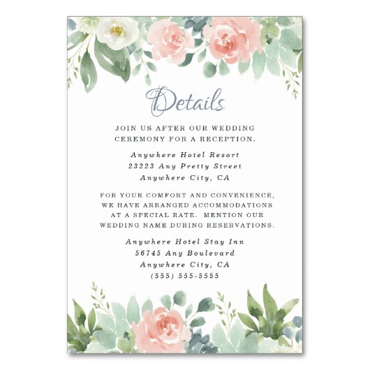 Cartes de boîtier en Mariage bleu-bleu poussiéreux (Par défaut)