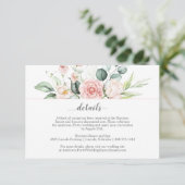 Cartes de boîtier en rose vif et Eucalyptus (Debout devant)