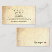 Cartes de boîtier Mariage Antique Look (Devant / Derrière)