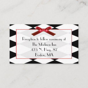 Cartes de boîtier Mariage Arlequin