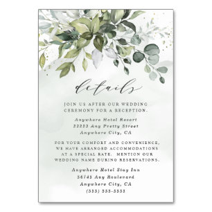 Cartes de boîtier Mariage bleu Dusty