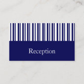Cartes de boîtier Mariage bleu et blanc (Dos)