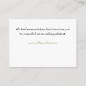 Cartes de boîtier Mariage Chic Cottage (Dos)