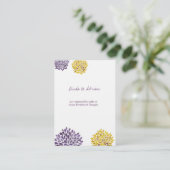 Cartes de boîtier Mariage Dahlia (Debout devant)