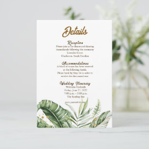 Cartes de boîtier Mariage écolo feuille budget