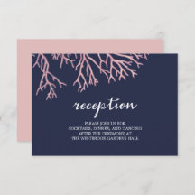 Cartes de boîtier Mariage en coraux rose-rose-rose