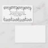 Cartes de boîtier Mariage Floral (Devant / Derrière)