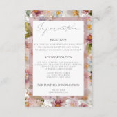 Cartes de boîtier Mariage floral romantique (Devant)