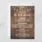 Cartes de boîtier Mariage rustique (Devant)