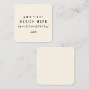 Cartes de boîtier neutres arrondies de 2,5 po x 2,